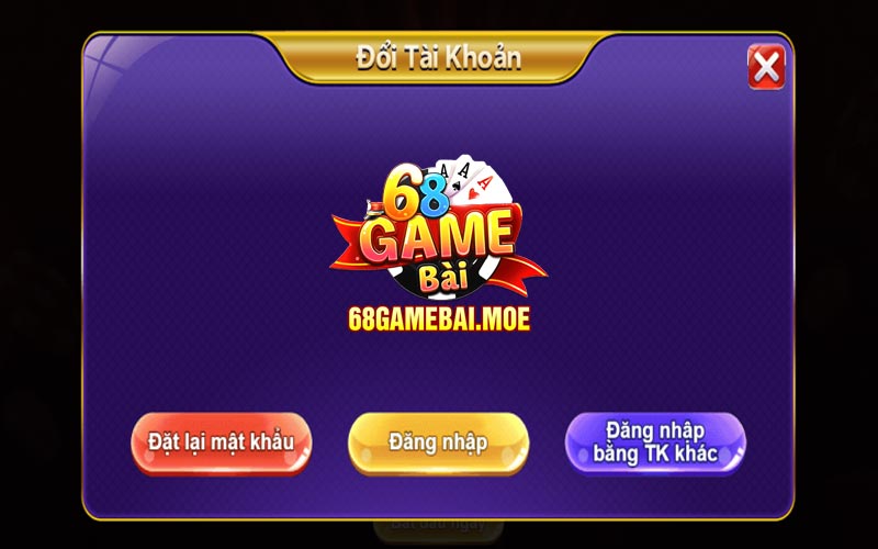 Cách đăng nhập trải nghiệm 68Gamebai mới nhất