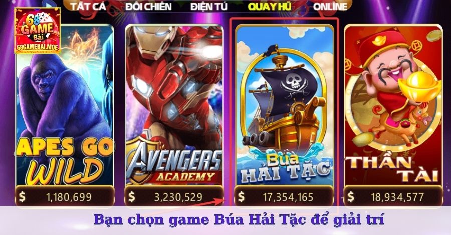 Búa Hải Tặc - Trò chơi nổ hũ chất lượng tại cổng game 68GB