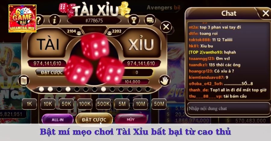 Bật mí mẹo chơi Tài Xỉu bất bại từ cao thủ