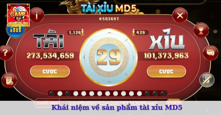 Khái niệm về sản phẩm tài xỉu MD5