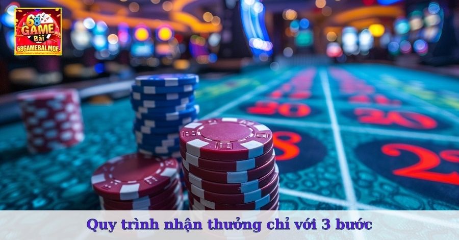 Quy trình nhận thưởng chỉ với 3 bước