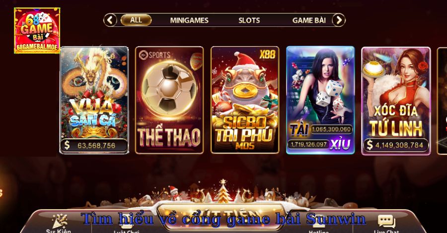 Tìm hiểu về cổng game bài Sunwin