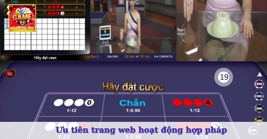 Ưu tiên trang web hoạt động hợp pháp